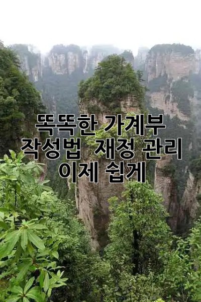 똑똑한 가계부 작성법 💰 재정 관리, 이제 쉽게!