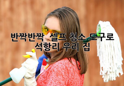 ✨ 반짝반짝 ✨ 셀프 청소 도구로 석항리 우리 집 ✨