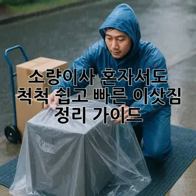 소량이사, 혼자서도 척척! 쉽고 빠른 이삿짐 정리 가이드