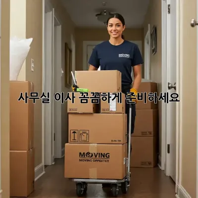 사무실 이사, 꼼꼼하게 준비하세요!